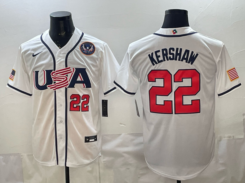 Men 2026 World cup white MLB Nike jersey 0014